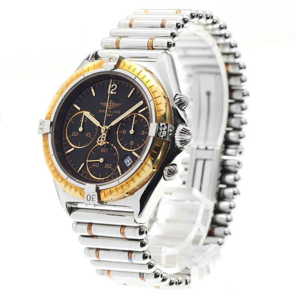 BREITLING Chronomat 36 80350 Date black Dial Quartz Ladies Watch